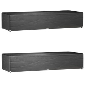 Liegebezüge 2 Stück 12 Ösen Polyethylen 205x75x40 cm von vidaXL, Abdeckungen für Gartenmöbel - Ref: Foro24-3155393, Preis: 24...