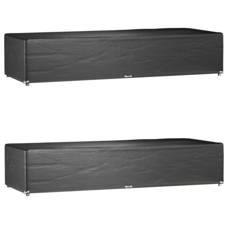 Liegebezüge 2 Stück 12 Ösen Polyethylen 205x75x40 cm von vidaXL, Abdeckungen für Gartenmöbel - Ref: Foro24-3155393, Preis: 24...