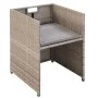 Garden dining set 9 pieces with beige synthetic rattan cushions by vidaXL, Garden sets - Ref: Foro24-42556, Price: 650,75 €, ...