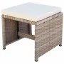 Garden dining set 9 pieces with beige synthetic rattan cushions by vidaXL, Garden sets - Ref: Foro24-42556, Price: 650,75 €, ...