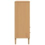 SENJA tall highboard with rattan look, brown wood, 90x40x112 cm by vidaXL, Sideboards - Ref: Foro24-358055, Price: 121,71 €, ...