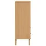 SENJA tall highboard with rattan look, brown wood, 90x40x112 cm by vidaXL, Sideboards - Ref: Foro24-358055, Price: 120,61 €, ...