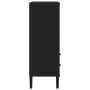 Aparador alto SENJA aspecto de ratán madera negro 90x40x112 cm de vidaXL, Aparadores - Ref: Foro24-358057, Precio: 126,00 €, ...
