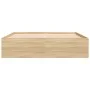 Estructura de cama roble Sonoma 160x200 cm de vidaXL, Camas y somieres - Ref: Foro24-3203875, Precio: 180,42 €, Descuento: %