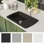 Granit-Einzelbecken-Spüle von vidaXL, Sinkt - Ref: Foro24-142944, Preis: 185,60 €, Rabatt: %