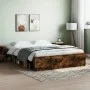 Smoked oak bed frame 160x200 cm by vidaXL, Beds and slatted bases - Ref: Foro24-3203877, Price: 179,10 €, Discount: %