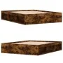 Smoked oak bed frame 160x200 cm by vidaXL, Beds and slatted bases - Ref: Foro24-3203877, Price: 179,10 €, Discount: %