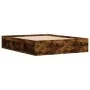 Smoked oak bed frame 160x200 cm by vidaXL, Beds and slatted bases - Ref: Foro24-3203877, Price: 179,10 €, Discount: %