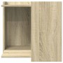 Mueble arenero para gatos madera roble Sonoma 53x53x51 cm