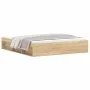 Bettgestell aus Sonoma-Eiche, 180 x 200 cm von vidaXL, Betten und Lattenroste - Ref: Foro24-3203882, Preis: 188,30 €, Rabatt: %