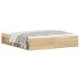Bettgestell aus Sonoma-Eiche, 180 x 200 cm von vidaXL, Betten und Lattenroste - Ref: Foro24-3203882, Preis: 188,30 €, Rabatt: %