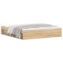 Estructura de cama roble Sonoma 180x200 cm de vidaXL, Camas y somieres - Ref: Foro24-3203882, Precio: 191,68 €, Descuento: %