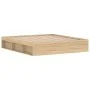 Sonoma oak bed frame 180x200 cm by vidaXL, Beds and slatted bases - Ref: Foro24-3203882, Price: 191,51 €, Discount: %