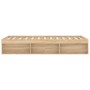 Estructura de cama roble Sonoma 180x200 cm de vidaXL, Camas y somieres - Ref: Foro24-3203882, Precio: 191,68 €, Descuento: %