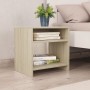Mesita de noche madera contrachapada roble sonoma 40x30x40 cm de vidaXL, Mesitas de noche - Ref: Foro24-800015, Precio: 31,30...