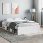 Weißer Bettrahmen 120x190 cm von vidaXL, Betten und Lattenroste - Ref: Foro24-3203894, Preis: 194,69 €, Rabatt: %
