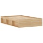 Estructura de cama roble Sonoma 120x190 cm de vidaXL, Camas y somieres - Ref: Foro24-3203896, Precio: 217,34 €, Descuento: %