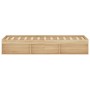 Estructura de cama roble Sonoma 120x190 cm de vidaXL, Camas y somieres - Ref: Foro24-3203896, Precio: 217,34 €, Descuento: %