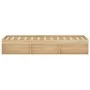 Estructura de cama roble Sonoma 120x200 cm de vidaXL, Camas y somieres - Ref: Foro24-3203854, Precio: 166,85 €, Descuento: %