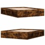 Bettrahmen aus geräucherter Eiche, 140 x 200 cm von vidaXL, Betten und Lattenroste - Ref: Foro24-3203863, Preis: 140,83 €, Ra...