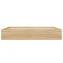 Estructura de cama roble Sonoma 200x200 cm de vidaXL, Camas y somieres - Ref: Foro24-3203889, Precio: 193,14 €, Descuento: %