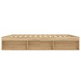 Estructura de cama roble Sonoma 200x200 cm de vidaXL, Camas y somieres - Ref: Foro24-3203889, Precio: 204,93 €, Descuento: %