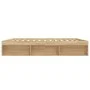 Estructura de cama roble Sonoma 200x200 cm de vidaXL, Camas y somieres - Ref: Foro24-3203889, Precio: 193,14 €, Descuento: %