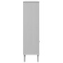 SENJA Regal aus Rattanholz aus Kiefernholz weiß 90x35x130 cm von vidaXL, Bücherregale und Regale - Ref: Foro24-358062, Preis:...