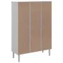 SENJA shelf in white pine wood rattan look 90x35x130 cm by vidaXL, Bookcases and shelves - Ref: Foro24-358062, Price: 105,42 ...