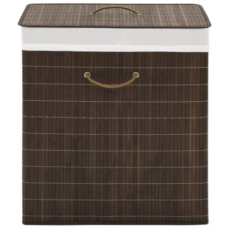 Dark Brown Rectangular Bamboo Laundry Basket by vidaXL, Laundry baskets - Ref: Foro24-245582, Price: 34,15 €, Discount: %