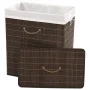 Dark Brown Rectangular Bamboo Laundry Basket by vidaXL, Laundry baskets - Ref: Foro24-245582, Price: 34,15 €, Discount: %