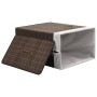 Dunkelbrauner rechteckiger Wäschekorb aus Bambus von vidaXL, Wäschekörbe - Ref: Foro24-245582, Preis: 34,93 €, Rabatt: %