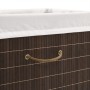 Dunkelbrauner rechteckiger Wäschekorb aus Bambus von vidaXL, Wäschekörbe - Ref: Foro24-245582, Preis: 34,93 €, Rabatt: %