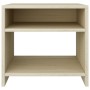 Mesita de noche madera contrachapada roble sonoma 40x30x40 cm de vidaXL, Mesitas de noche - Ref: Foro24-800015, Precio: 31,30...