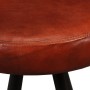 Taburetes de barra de cocina 2 unidades cuero auténtico de vidaXL, Taburetes de cocina - Ref: Foro24-245443, Precio: 155,33 €...