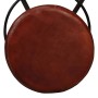 Taburetes de barra de cocina 2 unidades cuero auténtico de vidaXL, Taburetes de cocina - Ref: Foro24-245443, Precio: 155,33 €...