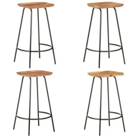 Kitchen stools 4 units solid acacia wood by vidaXL, Kitchen stools - Ref: Foro24-320652, Price: 267,87 €, Discount: %