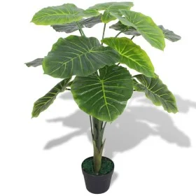 Artificial taro plant with green pot 85 cm by vidaXL, artificial flora - Ref: Foro24-244432, Price: 51,63 €, Discount: %