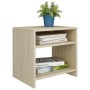 Nachttische 2 Stück Sonoma-Eiche-Sperrholz 40x30x39 cm von vidaXL, Nachttische - Ref: Foro24-800016, Preis: 45,75 €, Rabatt: %