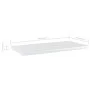 Shelf shelf 4 units glossy white plywood 40x20x1.5cm by vidaXL, Shelves - Ref: Foro24-805148, Price: 20,33 €, Discount: %