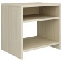 Nachttische 2 Stück Sonoma-Eiche-Sperrholz 40x30x39 cm von vidaXL, Nachttische - Ref: Foro24-800016, Preis: 45,75 €, Rabatt: %