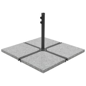 Gray Square Granite Parasol Weight Base 25kg by vidaXL, Umbrella bases - Ref: Foro24-45070, Price: 82,74 €, Discount: %