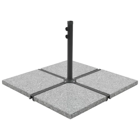 Grauer, quadratischer Granit-Sonnenschirm-Gewichtsständer, 25 kg von vidaXL, Schirmständer - Ref: Foro24-45070, Preis: 68,22 ...