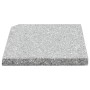 Grauer, quadratischer Granit-Sonnenschirm-Gewichtsständer, 25 kg von vidaXL, Schirmständer - Ref: Foro24-45070, Preis: 82,74 ...