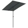 Anthrazitgrauer Aluminium-Gartenschirm 2x1,5 m von vidaXL, Sonnenschirme - Ref: Foro24-47338, Preis: 44,92 €, Rabatt: %