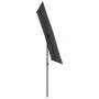 Anthrazitgrauer Aluminium-Gartenschirm 2x1,5 m von vidaXL, Sonnenschirme - Ref: Foro24-47338, Preis: 44,92 €, Rabatt: %