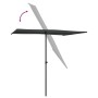 Anthracite gray aluminum pole garden umbrella 2x1.5 m by vidaXL, Umbrellas - Ref: Foro24-47338, Price: 48,87 €, Discount: %