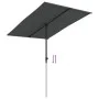 Anthrazitgrauer Aluminium-Gartenschirm 2x1,5 m von vidaXL, Sonnenschirme - Ref: Foro24-47338, Preis: 44,92 €, Rabatt: %
