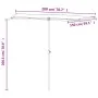 Anthrazitgrauer Aluminium-Gartenschirm 2x1,5 m von vidaXL, Sonnenschirme - Ref: Foro24-47338, Preis: 44,92 €, Rabatt: %