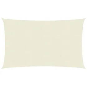 Cream HDPE sail awning 160 g/m² 6x8 m by vidaXL, Umbrellas - Ref: Foro24-311195, Price: 88,27 €, Discount: %